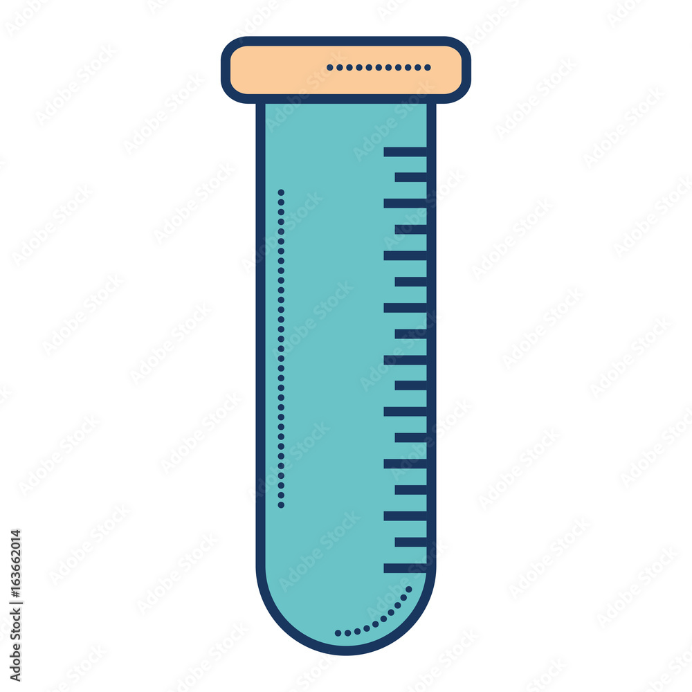 tube test isolated icon vector illustration design