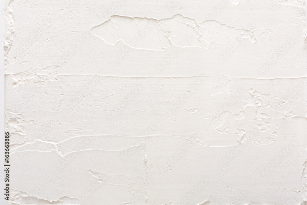 Fototapeta premium White wall with plaster pattern background