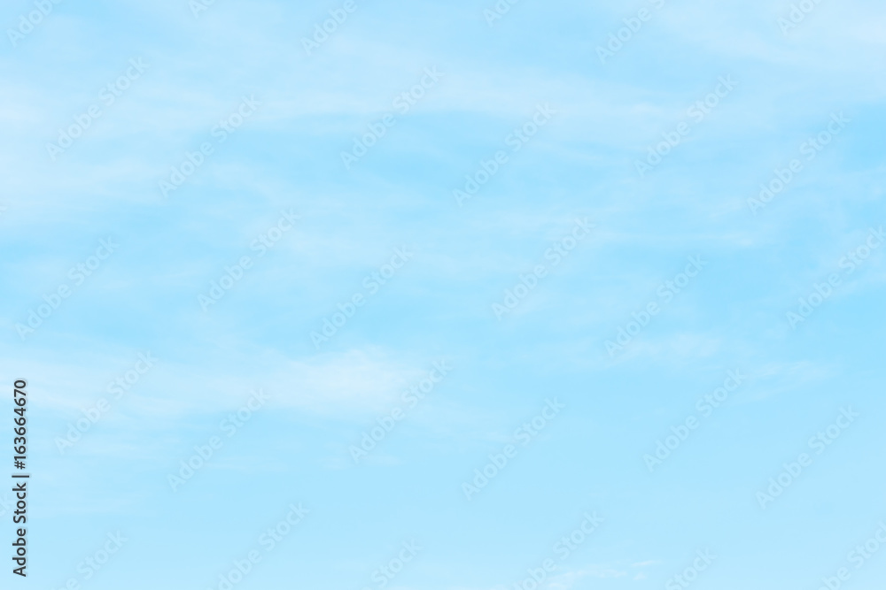 Air clouds in the blue sky.