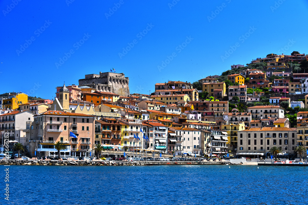 Fototapeta premium City of Porto Santo Stefano,Tuscany, Italy