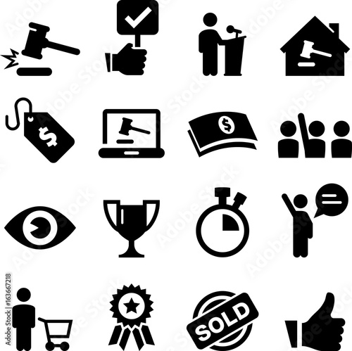 Auction Icons - Black Series
