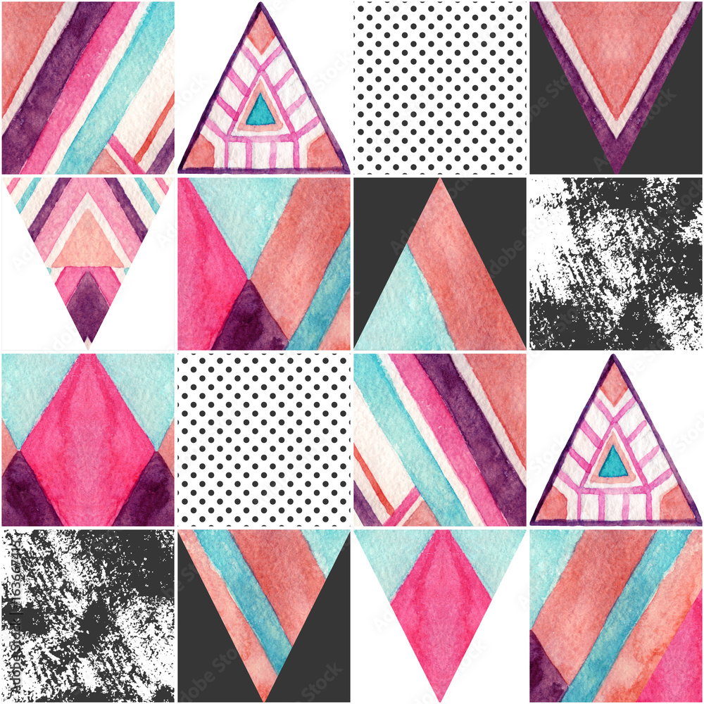 Obraz premium Abstract square seamless pattern.