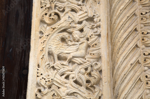 Facade of Cathedral Church Entrance, Modena