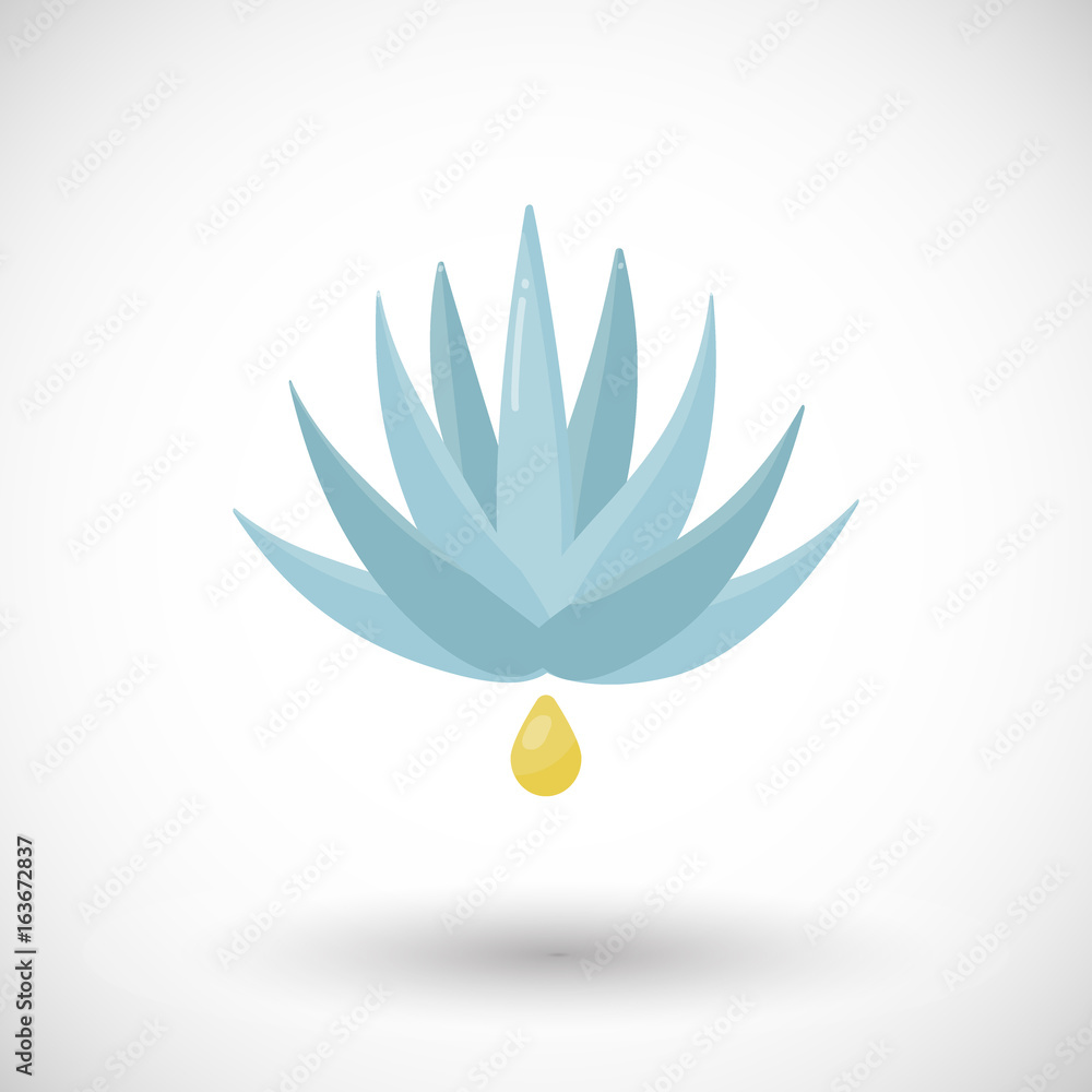Agave syrup vector flat icon