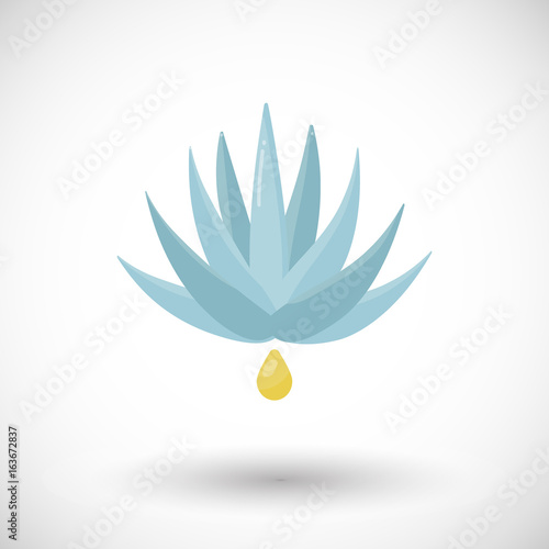 Obraz na płótnie Agave syrup vector flat icon w salonie