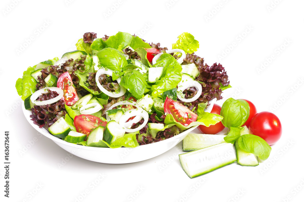 Bunter, gemischter Salat 