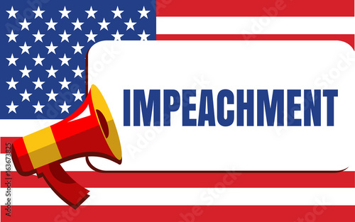 Impeachment Word Vector Illustration
