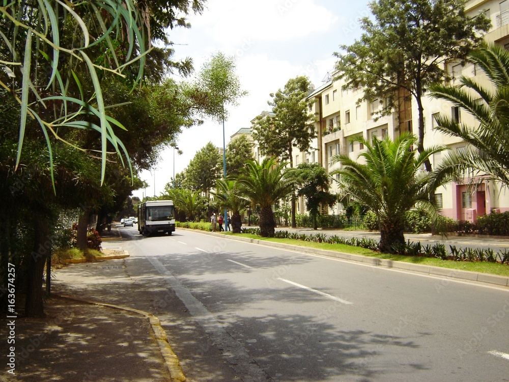 Obraz premium QUARTIER FIRDAWS/CASABLANCA/MAROC