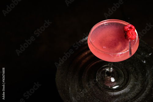 raspberry pink cocktail