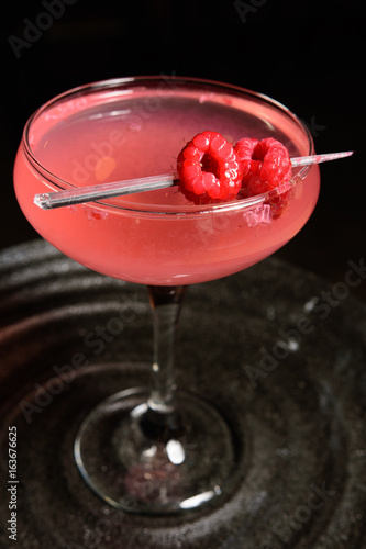 raspberry pink cocktail