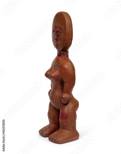Ceramic souvenir statuette in the African style