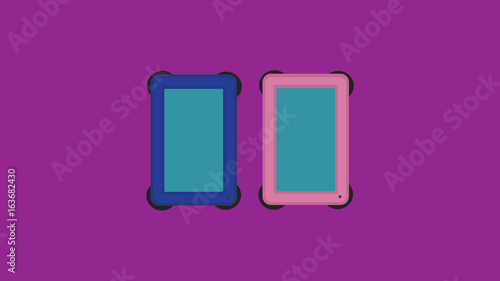 Kids Tablet Vector/Flat