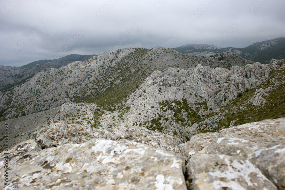 Velebit (Tulove grede), mountain in Croatia, landscape