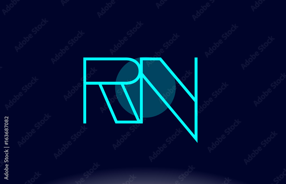 rn r n blue line circle alphabet letter logo icon template vector design rn r n blue line circle alphabet letter logo icon template vector design