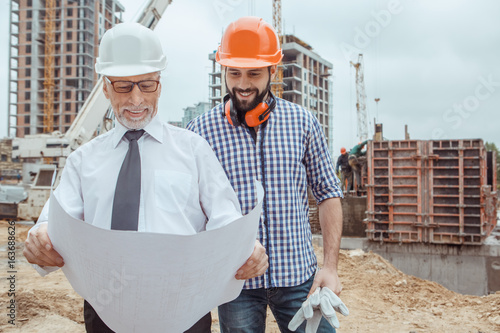 Male work building construction engineering occupation project photo