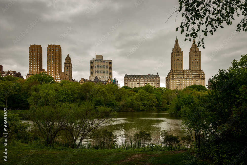 Central Park view in New York