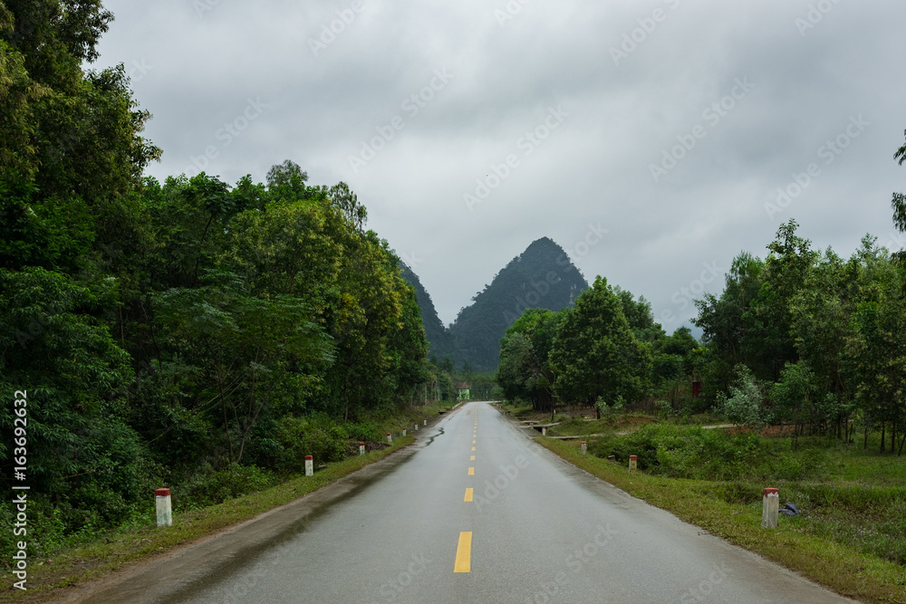 the road into the mountains, Vietnam