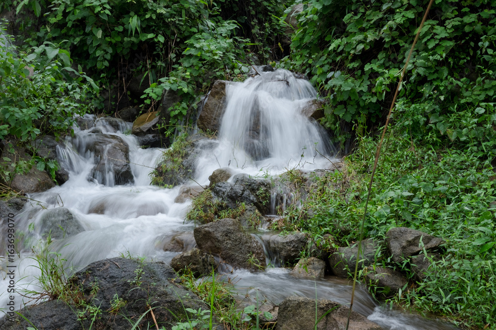 Fototapeta premium waterfall, mountain river, Vietnam