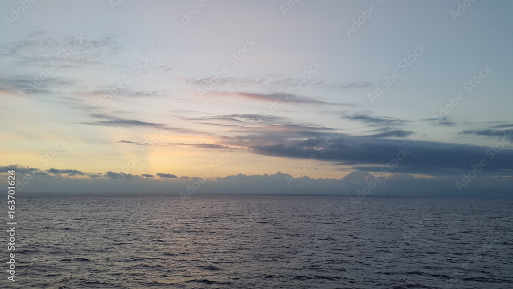 sunrise between bali and lombok sunrise between bali and lombok