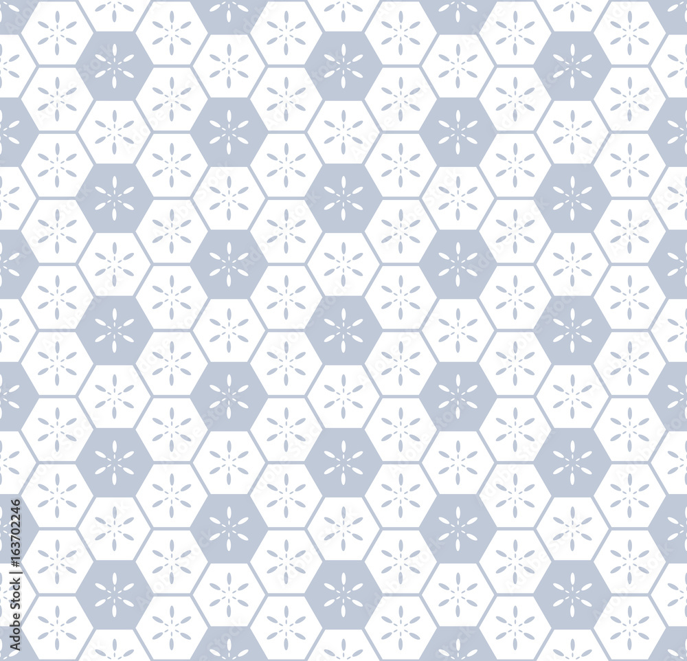Seamless hexagons pattern. Seamless hexagons pattern.