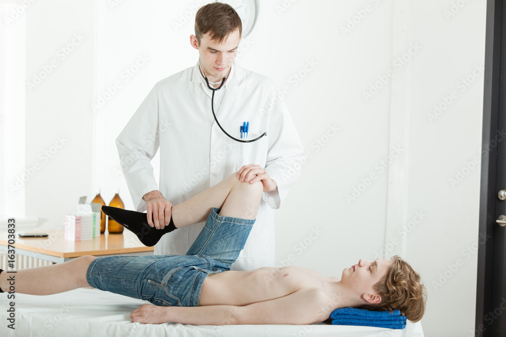 Boy exam
