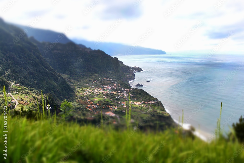 Fototapeta premium Madère Tilt-shift