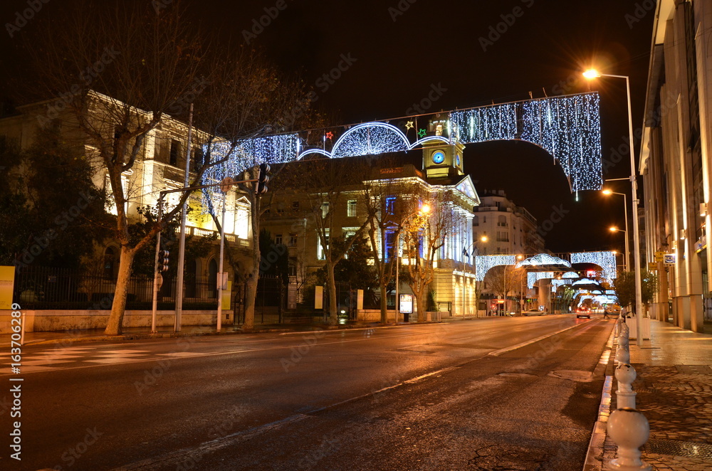 Décorations de Noël à Toulon (provence alpes côte d'azur)