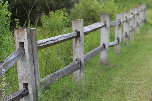 Fence along the way