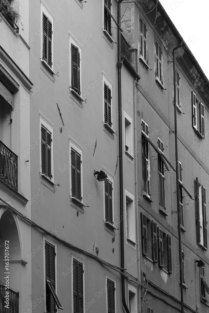 Typical mediterranean facade in Italy Typical mediterranean facade in Italy