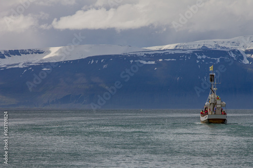 Boat in the mountain