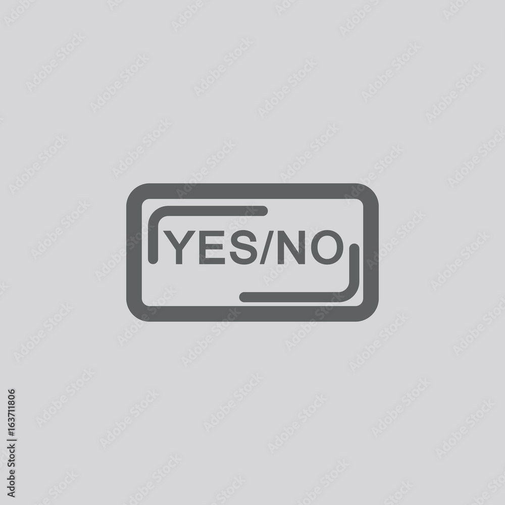 Yes and No icon Yes and No icon