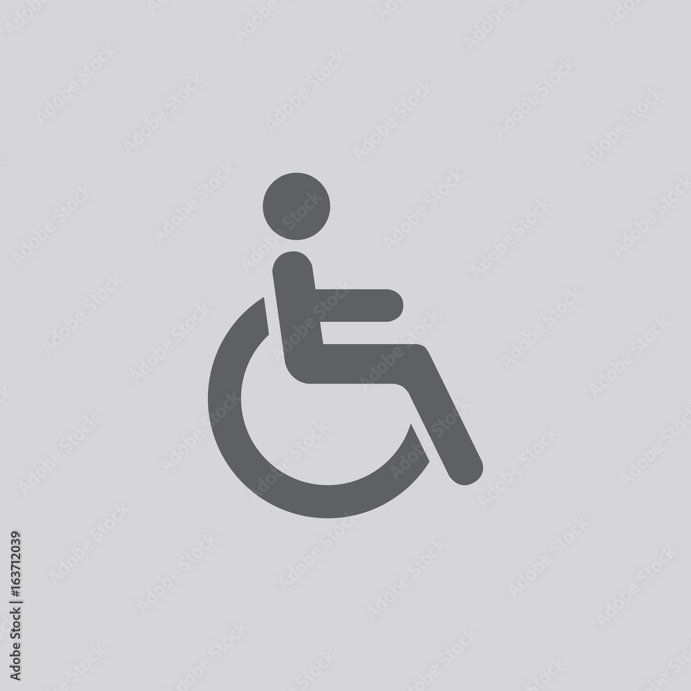 Disabled wheelchair icon Disabled wheelchair icon