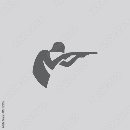 sports icon- shooting icon