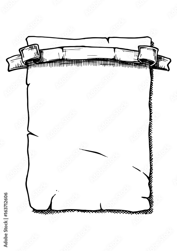 illustration of Old scroll illustration of Old scroll