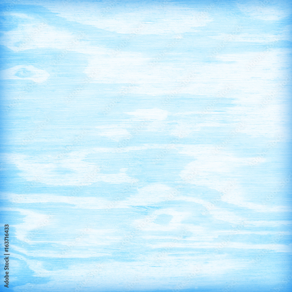 Obraz premium Light blue wood plank texture for background.