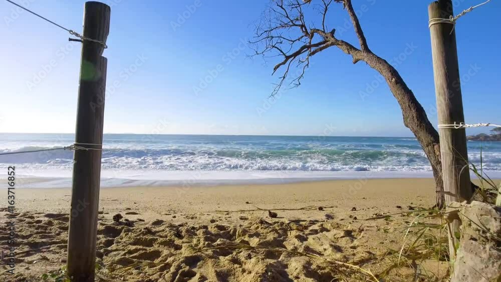 Aerial drone beach Aerial drone beach