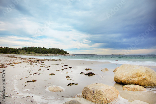 Wallpaper Mural Crystal Crescent Beach in Nova Scotia.