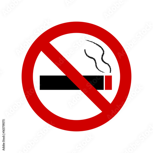 No smoking sign