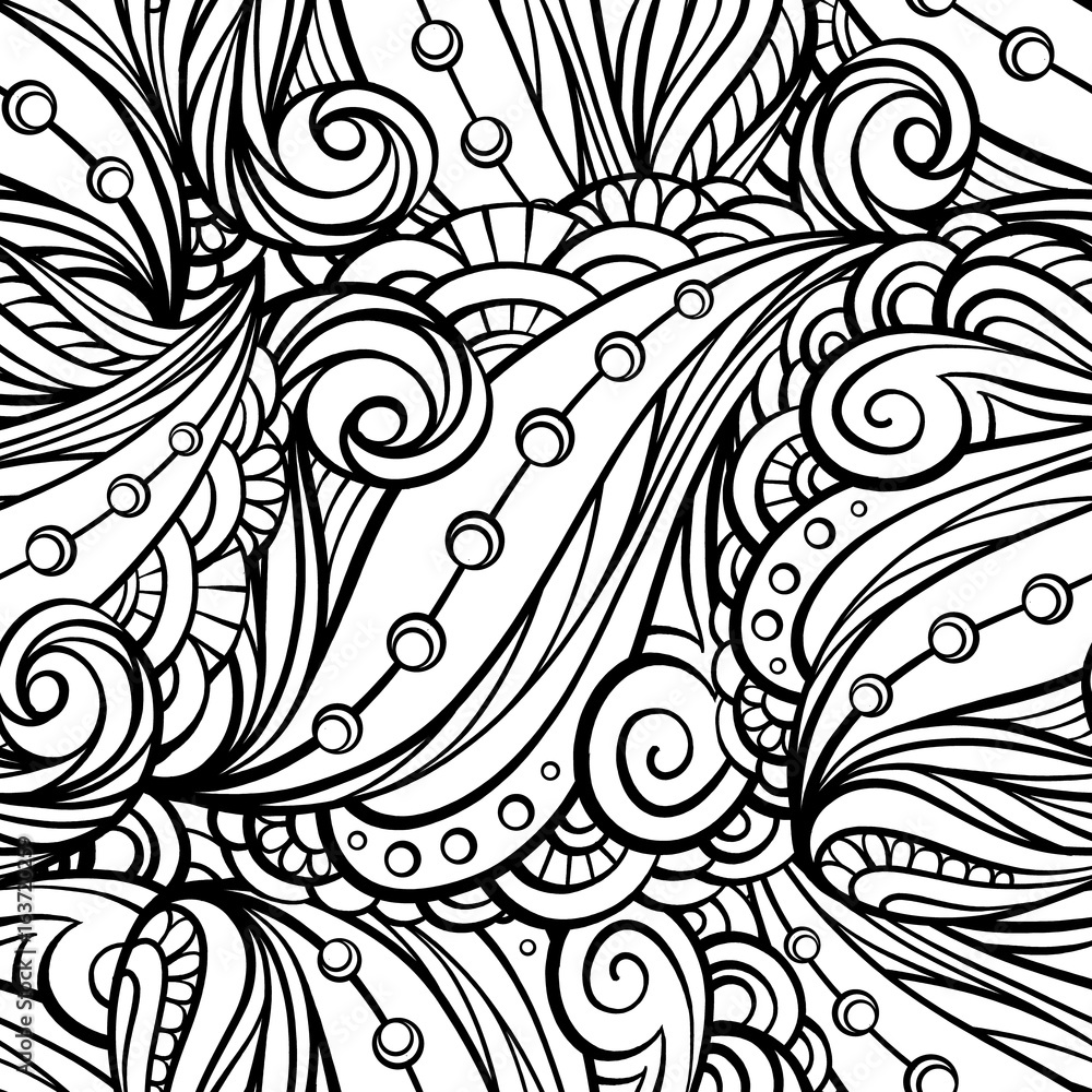 Fantasy decorative ornamental seamless pattern Fantasy decorative ornamental seamless pattern