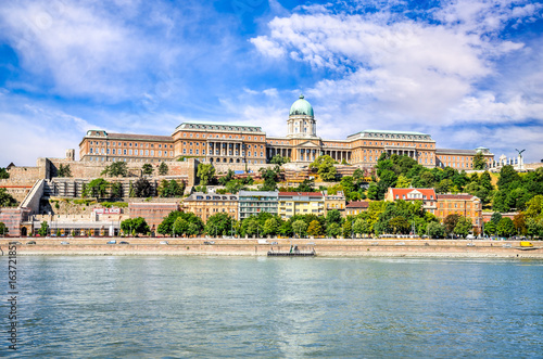 Budapest, Hungary. Buda Castle and Danube River