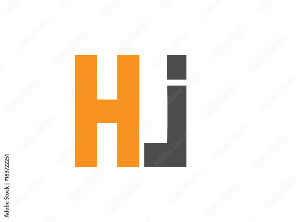 HJ Initial Logo for your startup venture HJ Initial Logo for your startup venture