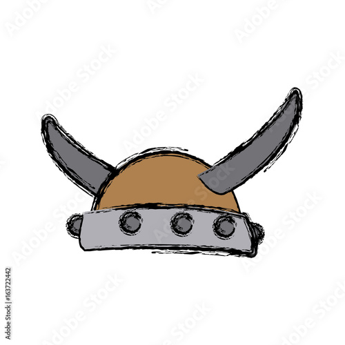 viking horned helmet ancient costume