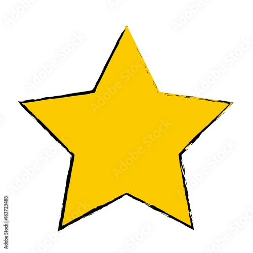 yellow star award winner favorite icon