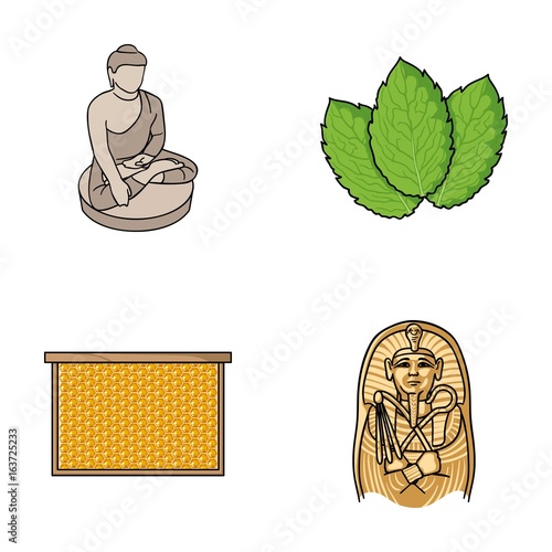 religion, beekeeping and other web icon in cartoon style.cooking, history icons in set collection.