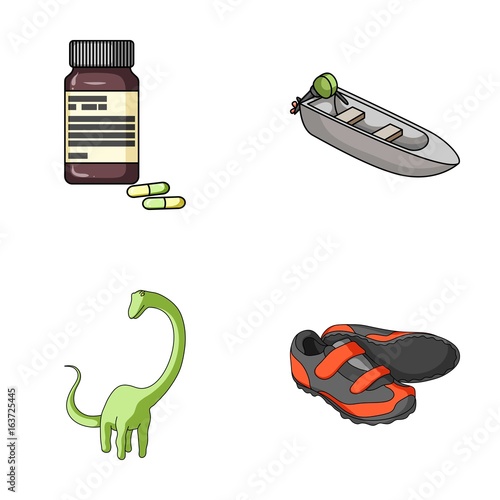 medicine, toy and other web icon in cartoon style.Transport, sports icons in set collection.