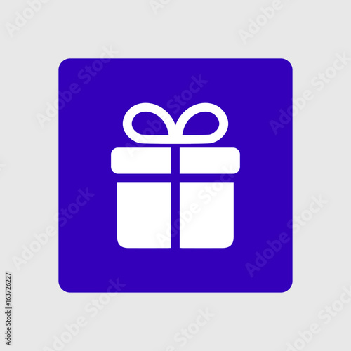 Gift box  icon. Present - a personal offer. Gift wrapping.