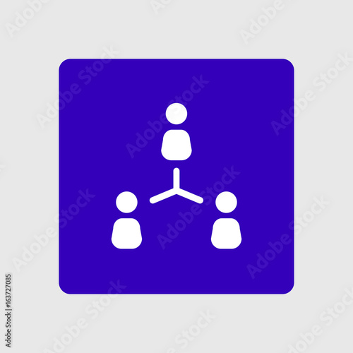 Communication concept. Social network single icon. Global technology. The network of social connections in the business.