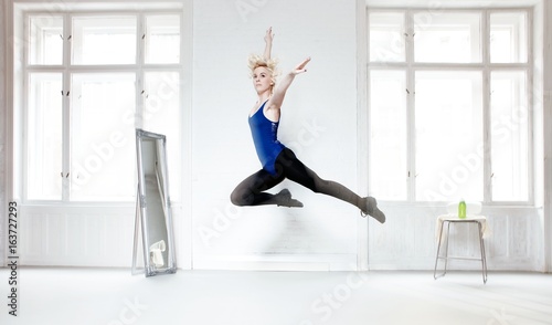 Dancer flying