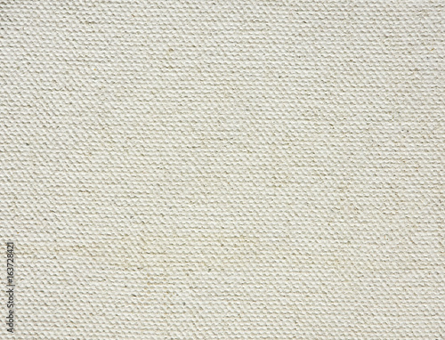 White canvas texture background. Framed canvas for painting.