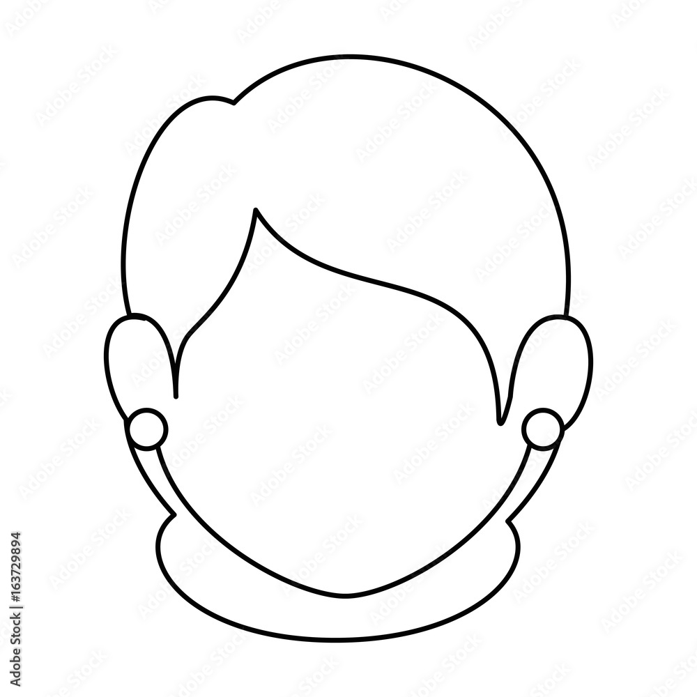 avatar woman face icon over white background vector illustration avatar woman face icon over white background vector illustration